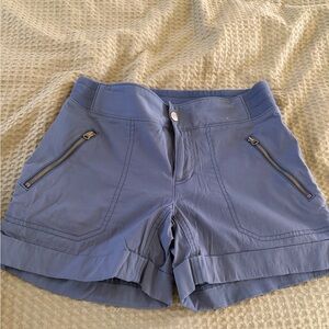 Athleta Trekie Shorts Blue Hiking Shorts